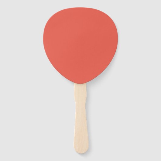 Custom Tear Drop Fan – Fire Opal Bold Fächer (Vorderseite)