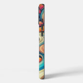 Custom Template Psychedelic Wavy Print Case-Mate iPhone Hülle (Rückseite / Links)