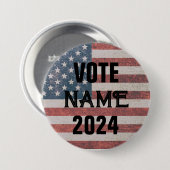 CUSTOM TEMPLATE WAHLKAMPAGNEN BUTTONS USA (Vorne & Hinten)