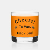 Custom Tennessee Whiskey Liquor Party Glass Whiskyglas (Rückseite)