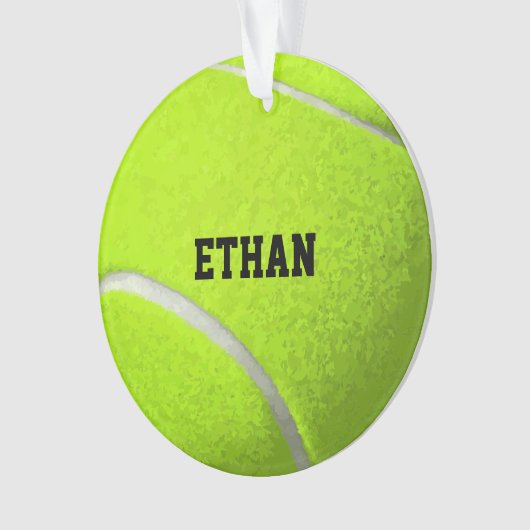 Custom Tennis Ball Ornament (Vorderseite)