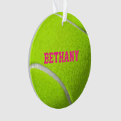 Custom Tennis Ball Ornament (Vorderseite)