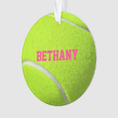 Custom Tennis Ball Ornament (Vorderseite)