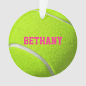Custom Tennis Ball Ornament (Vorderseite)