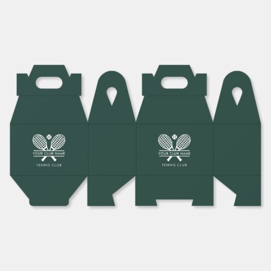 Custom Tennis Club Name Team Players Swag Geschenkschachtel (Ungeklappt)