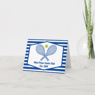 Custom Tennis Country Club Blaue Streifen