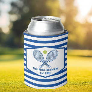 Custom Tennis Country Club Blaue Streifen Dosenkühler