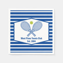 Custom Tennis Country Club Blaue Streifen