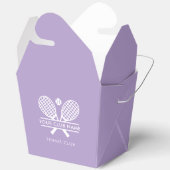 Custom Tennis Country Club Name Geschenkschachtel (Offen)