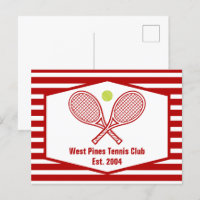 Custom Tennis Country Club Roter Streifen