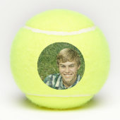 Custom Tennis Player Foto Personalisiert Sports Tennisbälle (Rückseite)