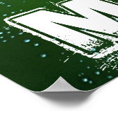 Custom Tennis Poster (Ecke)