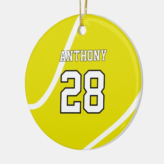 Custom Tennis Round Ornament (Links)