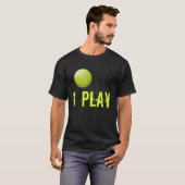 Custom Tennis T - Shirt. Tennisball Fügen Sie Ihre T-Shirt (Vorne ganz)