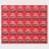 Custom Tesla pickup truck personalized Birthday Geschenkpapier (Flach)