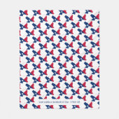 Custom TEXAS FLAG Fleecedecke (Vorderseite)