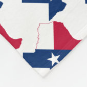 Custom TEXAS FLAG Fleecedecke (Ecke)