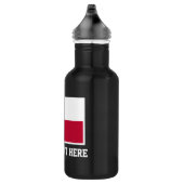Custom Texas state flagge trinken Wasserflasche (Rechts)