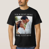 Custom Text and Photo T-Shirt (Vorderseite)