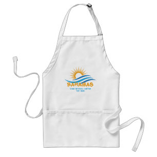 Custom Text Bahamas Schürze