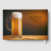 Custom Text Beer Glass / Pub Gästebuch (Rückseite)