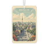 Custom Text Berlin, Deutschland Autolufterfrischer (Rückseite)