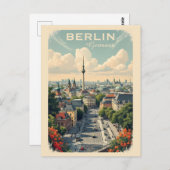 Custom Text Berlin, Deutschland Postkarte (Vorne/Hinten)