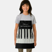 Custom Text Best Pianist je Name Musiker hinzufüge Schürze (Insitu)