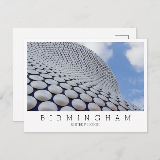 Custom text, Birmingham, UK Postkarte (Vorne/Hinten)