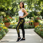 Custom Text Black Leggings for Stylish Comfort<br><div class="desc">Experience the perfect blend of style and comfort with our Custom Text Black Leggings. Personalize them with your own words for a unique fashion statement. Made from soft,  stretchy fabric,  these leggings are ideal for workouts,  lounging,  or casual outings—tailored to fit your life with confidence and flair.</div>