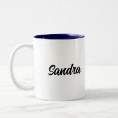 Custom Text, Bless Your Crafty Heart Zweifarbige Tasse (Links)