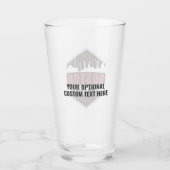 Custom Text Boston Massachusetts Glas (Rückseite)