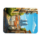 Custom Text Braga Portugal Magnet (Horizontal)