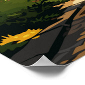 Custom Text Braga Portugal Poster (Ecke)