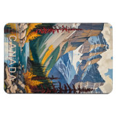 Custom Text Canada Travel Poster Magnet (Horizontal)