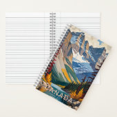 Custom Text Canada Travel Poster Notizblock (Innen)