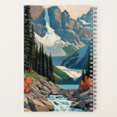 Custom Text Canada Travel Poster Notizblock (Rückseite)