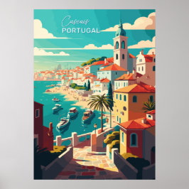 Custom Text Cascais Portugal Poster