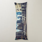 Custom Text Chicago USA Seitenschläferkissen (Rückseite (Vertikal))