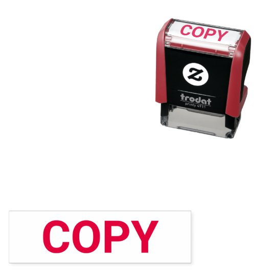 Custom Text COPY Self-Inking Office Stamp Permastempel (Beispiel)