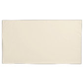 Custom Text CreamPillowcases – Personalized Match Kissenbezug (Vorderseite-Links)