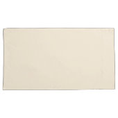 Custom Text CreamPillowcases – Personalized Match Kissenbezug (Vorderseite-Rechts)