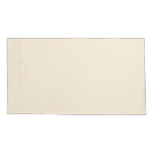 Custom Text CreamPillowcases – Personalized Match Kissenbezug (Rückseite-Links)