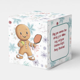 Custom text Crumbly Christmas Kundgebung Gingerbre Geschenkschachtel