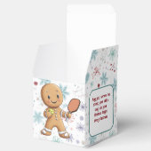 Custom text Crumbly Christmas Kundgebung Gingerbre Geschenkschachtel (Geöffnet)