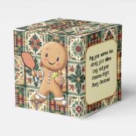 Custom text Crumbly Christmas Kundgebung Gingerbre Geschenkschachtel