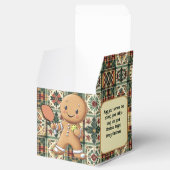 Custom text Crumbly Christmas Kundgebung Gingerbre Geschenkschachtel (Geöffnet)