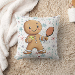 Custom text Crumbly Christmas Kundgebung Gingerbre Kissen