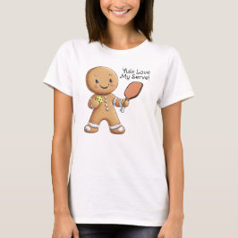 Custom text Crumbly Christmas Kundgebung Gingerbre T-Shirt