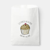 Custom Text Cute Mini Muffin  Geschenktütchen (Vorderseite)